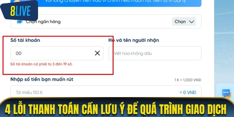4 lỗi thanh toán cần lưu ý để quá trình giao dịch suôn sẻ