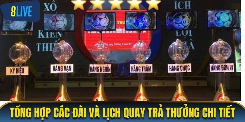 Tổng hợp tất tần tật các đài và lịch quay trả thưởng siêu chi tiết