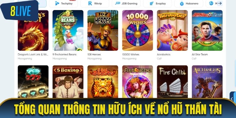 Tổng quan một số thông tin hữu ích về nổ hũ Thần Tài